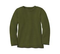Disana Kinder Strickpullover Bio-Merinowolle oliv Gr. 86/92