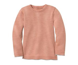 Disana Kinder Strickpullover Bio-Merinowolle rose Gr. 110/116