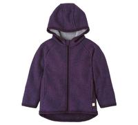 Walkjacke mit Reissverschluss aubergine 98/104