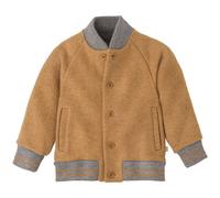 Disana Kleinkinder Walk-College-Jacke kbT-Merino Schurwolle Caramel 134/140