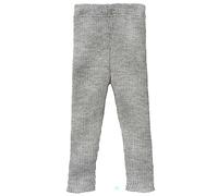 Disana Leggings-Light, leichte Strick-Leggings für Frühling und Sommer | 100% Bio-Merinowolle GOTS, IVN Best | Baby Kleinkind Kind Unisex | Made in Germany | Grau Gr. 74-80