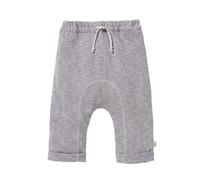 Disana LEINEN-STRICKHOSE Kinder-3/4 Hose | Bio-Baumwolle kühlendes Bio-Leinen | Frühjahr Sommer | bequem leicht | Baby Kleinkind Kind Unisex | Made in Germany | GOTS IVN Zertifiziert | Grau Gr. 62-68