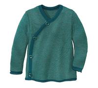 Disana Baby Jacke Bio-Merinowolle melange-pacific-mint Gr. 98/104