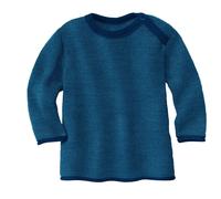 Disana Melange-Pullover 62/68 marine-lagoon