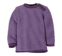 disana - Kid's Melange-Pullover - Merinopullover, Gr. 62-68, lila (Aubergine/Flieder)