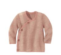 disana - Kid's Melange-Jacke - Merinojacke, Gr. 86-92, rosa/braun (Rosé/Natural)