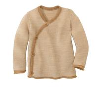Disana Merino Schurwoll Melange-Jacke Karamell-Natur Gr. 98/104