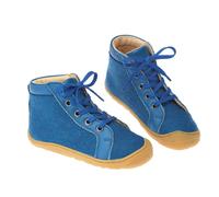 Disana Merino Schurwoll Schnürstiefel Wollfilz 23 blau