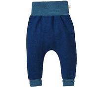Disana Pumphose Baby & Kinder - 100% Bio-Merino, Leichter Wollwalk - atmungsaktiv & mitwachsend - Unisex Gr. 62 - 104 - nachhaltig & fair - besonders bequem - Made in Germany | Marine Gr. 74-80