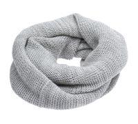 Disana Schlauchschal für Kinder und Erwachsene Bio-Merinowolle hellgrau Gr. 2 (Durchmesser ca. 53 cm)