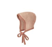 Disana Strick-Häubchen bio Merinowolle Rosé-Natur 1