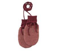 Disana Strick-Handschuhe bio Merinowolle Cassis-Rosé