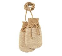 Disana Strick-Handschuhe bio Merinowolle Karamell-Natur