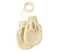 Disana Strick-Handschuhe bio Merinowolle Natur