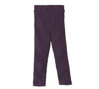 Disana Baby und Kinder Leggings Bio-Merinowolle aubergine Gr.122/128
