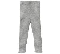 Disana Strick-Leggings Baby & Kinder - 100% Bio-Merino - atmungsaktiv, warm & weich - Unisex Gr. 62 - 140 - nachhaltig & fair dehnbar - Made in Germany | Grau Gr. 62-68