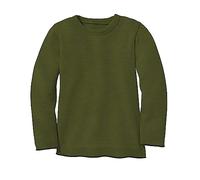 Disana Kinder Strickpullover Bio-Merinowolle oliv Gr. 122/128