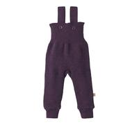 disana - Kid's Strick-Trägerhose - Overall, Gr. 86-92, lila (Aubergine)