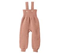 disana - Kid's Strick-Trägerhose - Overall, Gr. 50-56, beige/braun (Rose)