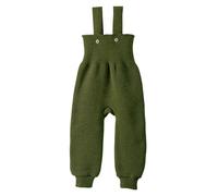 Disana Baby Hose mit Trägern Bio-Merinowolle oliv Gr. 74/80