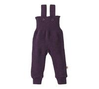 disana - Kid's Strick-Trägerhose - Overall, Gr. 74-80, lila (Aubergine)