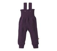 Disana Trägerhose Strick kbT Schurwolle Aubergine 74/80
