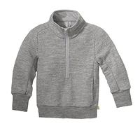 Disana Troyer Zip Pullover (Kieselgrau, 86/92)