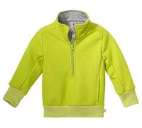 Disana, Troyer, Zip-Pullover, Schurwolle, Apfelgrün, 122-128