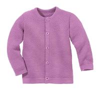 disana - Wabenstrick Jacke - Merinojacke, Gr. 110-116, rosa/lila (Flieder)