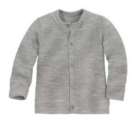 disana - Wabenstrick Jacke - Merinojacke, Gr. 122-128, grau (Grau)