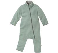 Disana WALK-ANZUG Kinder-Overall Wollwalk Reißverschluss | 100% Bio-Merinowolle | Frühjahr Sommer Herbst | Kinnschutz | Baby Kleinkind Unisex | Made in Germany | GOTS IVN Best | Jade Gr. 86-92