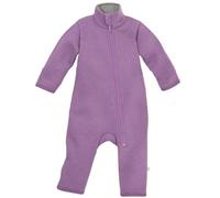 Disana WALK-ANZUG Kinder-Overall Wollwalk Reißverschluss | 100% Bio-Merinowolle | Frühjahr Sommer Herbst | Kinnschutz | Baby Kleinkind Unisex | Made in Germany | GOTS IVN Best | Flieder Gr. 74-80
