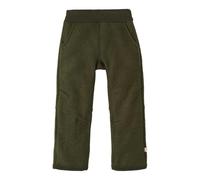 Disana Walk-Hose Kinder - 100% Bio-Merino, Wollwalk - atmungsaktiv & extra warm - Unisex Gr. 86 - 140 - nachhaltig & fair - super robust, mit elastischem Bund - Made in Germany | Oliv Gr. 110-116
