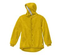 Disana WALK-JACKE, 100% Bio-Merinowolle GOTS, IVN Best | mit Kapuze | Baby Kleinkind Kind Unisex | Made in Germany | Curry Gr. 74-80