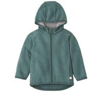 Disana Walk-Jacke Zipp Kinder Unisex 100% Bio-Merino Wollwalk atmungsaktiv warm Eukalyptus 110/116