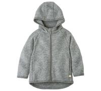 disana - Kid's Walk-Jacke Zipp - Wolljacke, Gr. 122-128, grau (Grau)