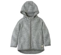 disana - Kid's Walk-Jacke Zipp - Wolljacke, Gr. 98-104, grau (Grau)