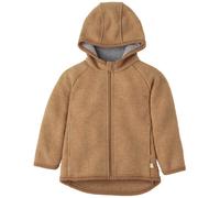 disana - Kid's Walk-Jacke Zipp - Wolljacke, Gr. 74-80, orange (Karamell)