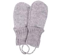 disana - gestrickte Woll-Walk-Handschuhe grau 
