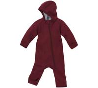 Disana ZIPP-OVERALL Baby & Kinder - 100% Bio-Merino, Wollwalk - atmungsaktiv & angenehm wärmend - unisex Gr. 50 - 116 - nachhaltig & fair - mit Reißverschluss - made in Germany | Cassis Gr. 62-68