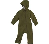 Disana ZIPP-OVERALL Baby & Kinder - 100% Bio-Merino, Wollwalk - atmungsaktiv & angenehm wärmend - unisex Gr. 50 - 116 - nachhaltig & fair - mit Reißverschluss - made in Germany | Oliv Gr. 62-68