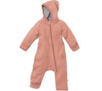 Disana ZIPP-OVERALL Baby & Kinder - 100% Bio-Merino, Wollwalk - atmungsaktiv & angenehm wärmend - unisex Gr. 50 - 116 - nachhaltig & fair - mit Reißverschluss - made in Germany | Rosé Gr. 62-68