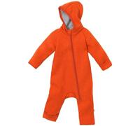 Disana ZIPP-OVERALL Baby & Kinder - 100% Bio-Merino, Wollwalk - atmungsaktiv & angenehm wärmend - unisex Gr. 50 - 116 - nachhaltig & fair - mit Reißverschluss - made in Germany | Orange Gr. 62-68