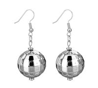 Disco Ball - Silver Ball Dangle, Mirror Party der 70er Jahre, eleganter Schmuck für Damen | Retro für Geburtstag, Hochzeit, Se référer à la description, Beschläge (Metall), Siehe Beschreibung