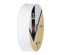 Discover Lifestyle & Fashion Fabrics Schrägband, Polycotton, Polyester-Baumwolle, Nähen, Paspelierung, Wimpelkette, dekorative Bordüre, Einfassung, große Farbpalette, weiß, 18mm, per Metre