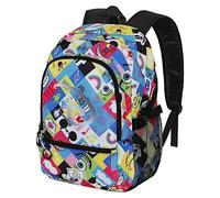 Disney Rucksack 100 Collage-Fan Fight 2.0, Mehrfarbig, 31 x 44 cm, Kapazität 24 L