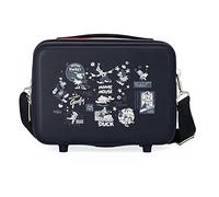 Disney 100 Special Shine Mickey Comic Anpassungsfähiger Kulturbeutel, Blau, 29 x 21 x 15 cm, starres ABS, 9,14 l, 0,8 kg