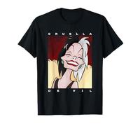 Disney 101 Dalmatians Cruella De Vil Smiling Portrait T-Shirt