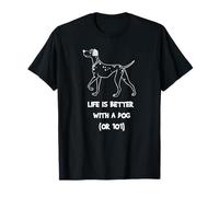 Disney 101 Dalmatians "Life is Better with a Dog (or 101)" T-Shirt