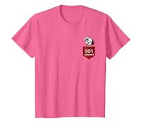 Disney 101 Dalmatians Puppy Patch Pocket T-Shirt, Kinder, Rosa Meliert, 152